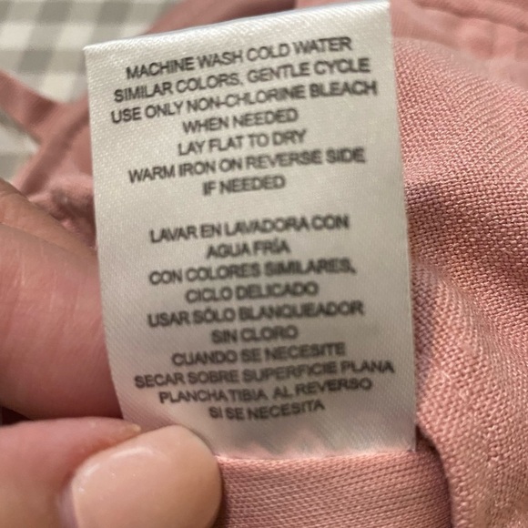 Speechless Juniors Size XS Dusty Blush Linen Bustier Ruffle Romantics Mini Dress - Picture 8 of 10